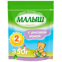 Смесь молочная Малыш рис с 6 мес. 350 г