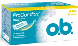 Тампоны o.b. прокомфорт нормал 16 шт.