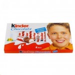 Шоколад, Kinder (Киндер) 100 г №1 молочный с молочной начинкой (8 порций)