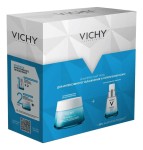 Набор, Vichy (Виши) 50 мл + 30 мл Минерал 89 крем увлажняющий 72 ч + гель-сыворотка гиалуроновая коробка +Бонус 20% скидка на 2-й продукт
